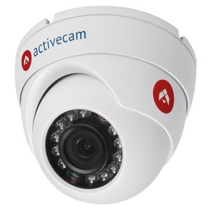 Антивандальная миниатюрная купольная камера ActiveCam AC-D8031IR2 3Мп, DWDR, 3DNR: SECURECAM