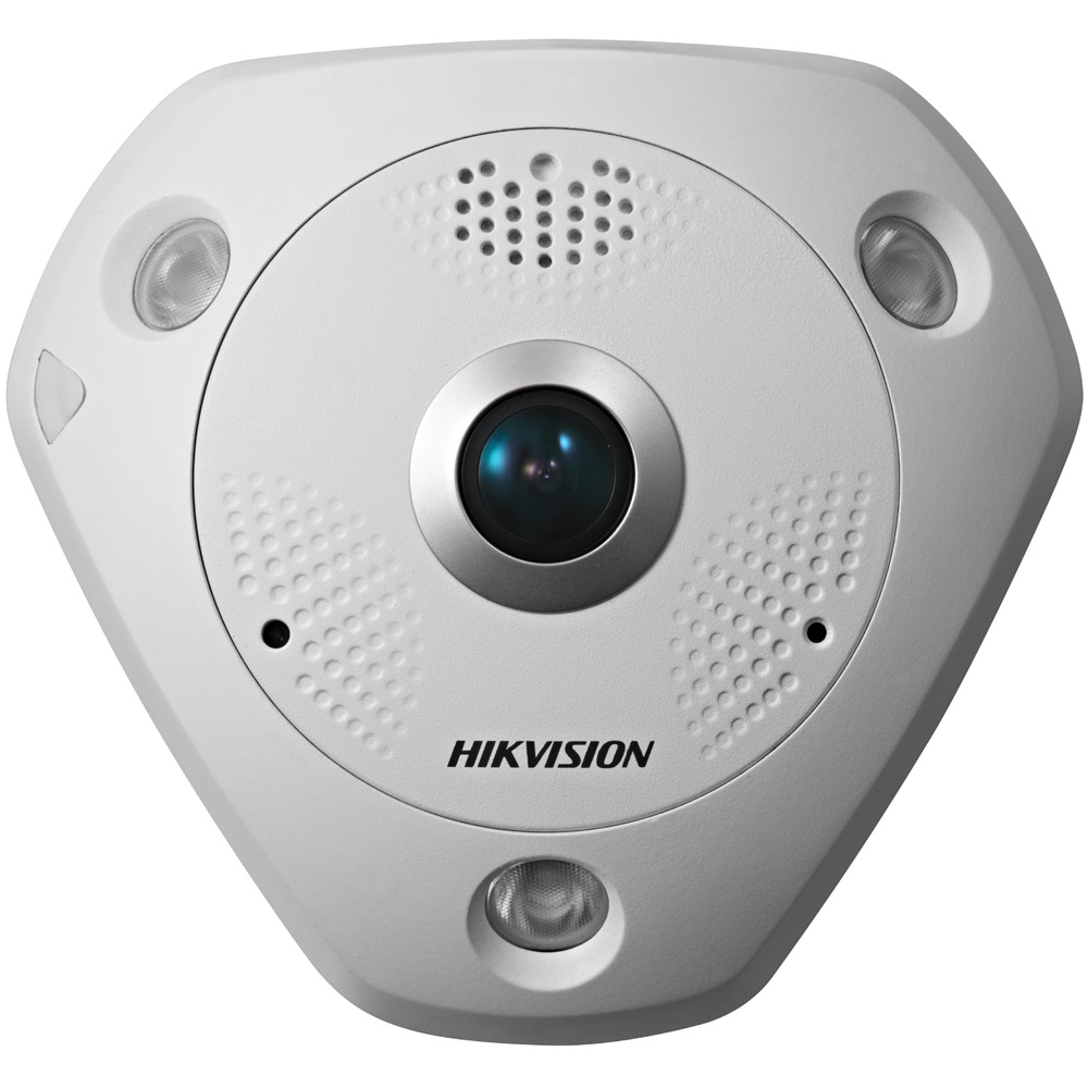 Панорамная 6Мп камера HikVision DS-2CD6362F-IS FishEye-камера с ИК-подсветкой и DWDR: SECURECAM