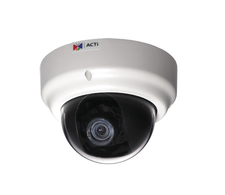 4-мегапиксельная купольная камера ACTi KCM-3311. Расширенный диапазон: SECURECAM